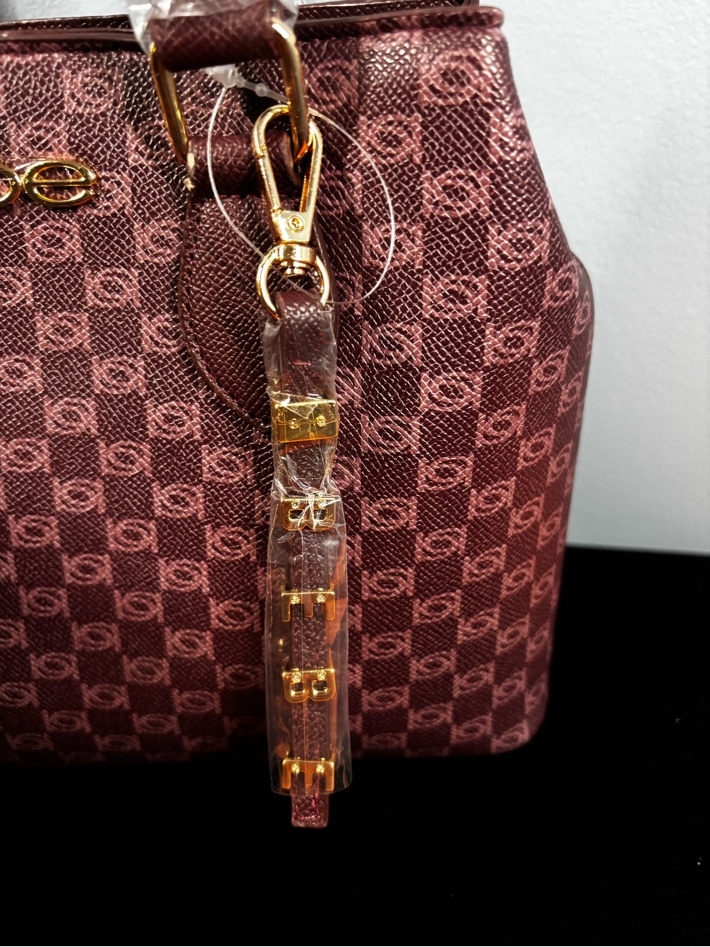 bebe Adele Satchel with Matching Wallet - Picture 2 of 5